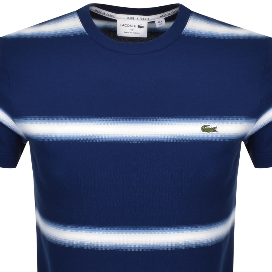 Alternative Image for ProductLacoste Crew Neck Tie Die T Shirt Blue2